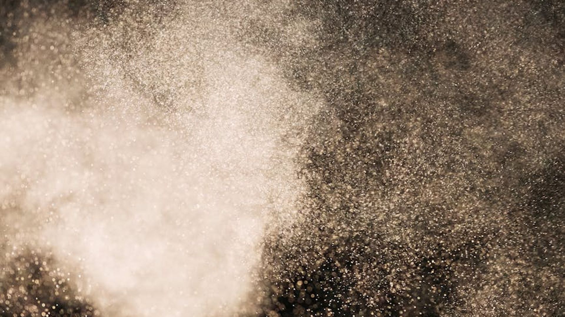 Abstract digital landscape with blue light lines and particles