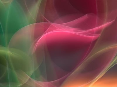 Smooth abstract shapes representing the flow of energy